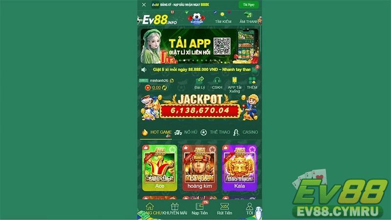 Chia sẻ thành công tải app EV88 trực tiếp từ trang chủ chính thức